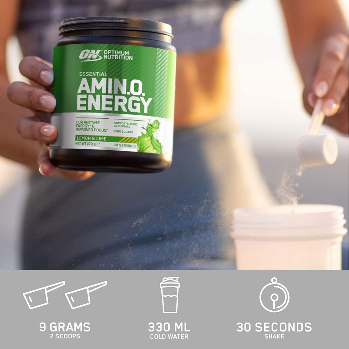 Optimum Nutrition Amino Energy 270g - Image 2